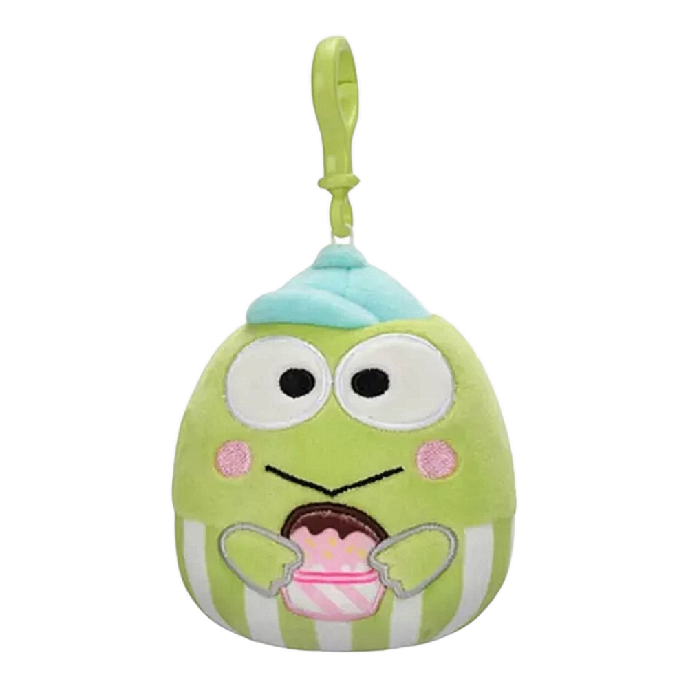 Hello Kitty and Friends Keroppi 3.5" Squishmallow Clip